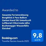 Lindners Hideaways - Bergnest - Bergblick 6 Pers Balkon Garten Hund Luftkurort Naehe Buchenegger Wasserfaelle Eistobel Bodensee Oberreute