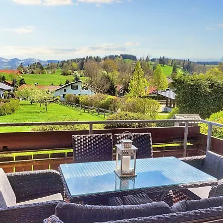 公寓 Bergnest Mit Bergblick - Ca 3 Min Skilift - Balkon - Garten - 6 Pers - Hund - Luftkurort - Naehe Buchenegger Wasserfaelle - Eistobel - Bodensee *