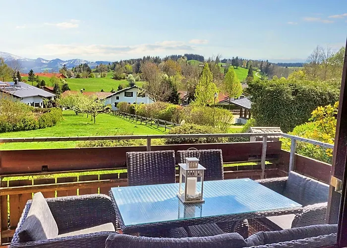 アパート Lindners Hideaways - Bergnest - Bergblick 6 Pers Balkon Garten Hund Luftkurort Naehe Buchenegger Wasserfaelle Eistobel Bodensee *
