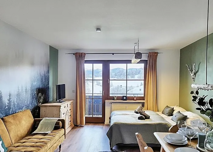 Lindners Hideaways - Bergnest - Bergblick 6 Pers Balkon Garten Hund Luftkurort Naehe Buchenegger Wasserfaelle Eistobel Bodensee アパート