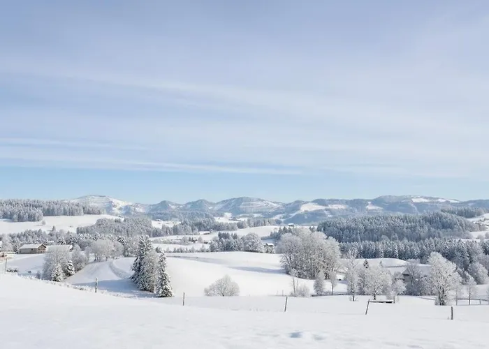 アパート Lindners Hideaways - Bergnest - Bergblick 6 Pers Balkon Garten Hund Luftkurort Naehe Buchenegger Wasserfaelle Eistobel Bodensee *