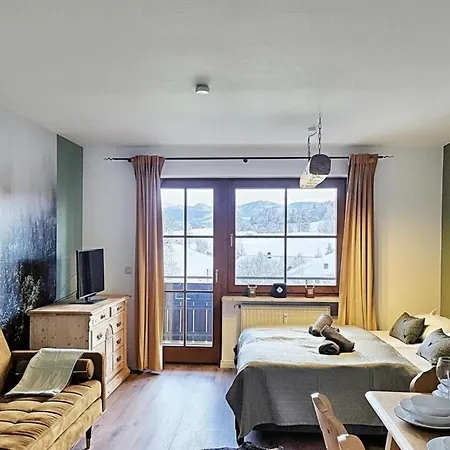 Bergnest Lodge Mit Bergblick - Ca 3 Min Skilift - Balkon - Garten - 6 Pers - Hund - Luftkurort - Naehe Buchenegger Wasserfaelle - Eistobel - Bodensee Appartamento