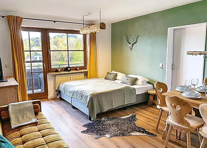 Appartamento Lindners Hideaways - Bergnest - Bergblick 6 Pers Balkon Garten Hund Luftkurort Naehe Buchenegger Wasserfaelle Eistobel Bodensee Oberreute