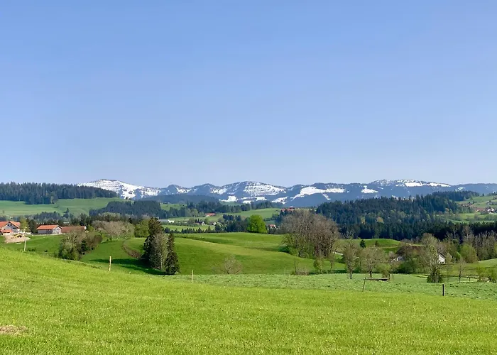 Appartamento Lindners Hideaways - Bergnest - Bergblick 6 Pers Balkon Garten Hund Luftkurort Naehe Buchenegger Wasserfaelle Eistobel Bodensee Oberreute