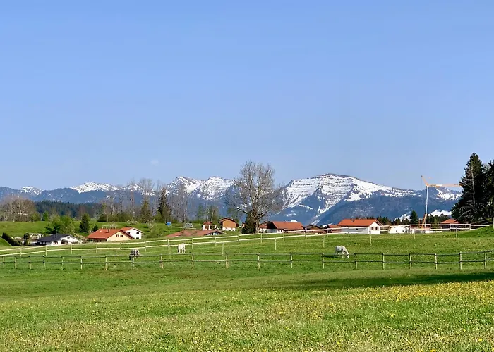 Lejlighed Lindners Hideaways - Bergnest - Bergblick 6 Pers Balkon Garten Hund Luftkurort Naehe Buchenegger Wasserfaelle Eistobel Bodensee Oberreute