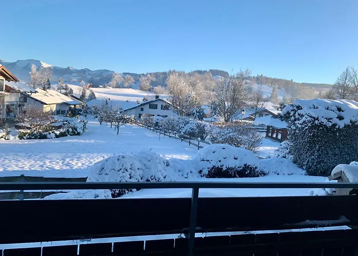 Appartamento Lindners Hideaways - Bergnest - Bergblick 6 Pers Balkon Garten Hund Luftkurort Naehe Buchenegger Wasserfaelle Eistobel Bodensee *